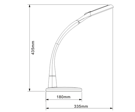 illuminated magnifier table lamp