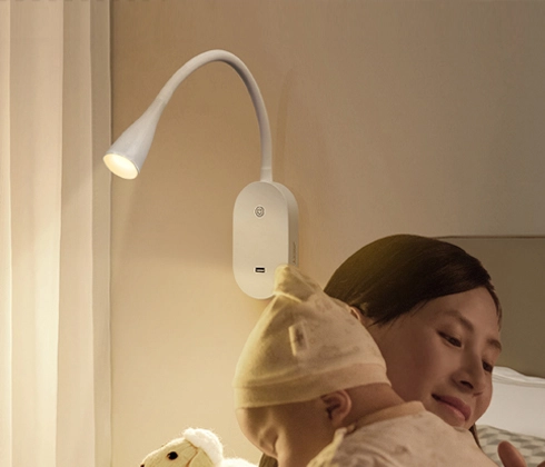 Wall reading lamp for bed room